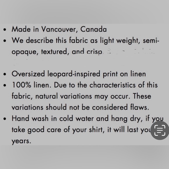 Leopard Print Linen - Picture 6 of 7